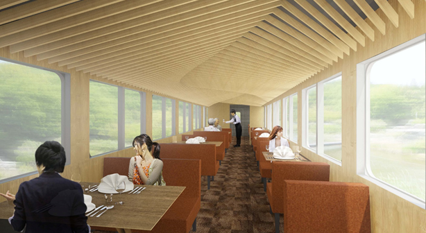 Seibu gourmet train "travelling restaurant" (article by amuzen)